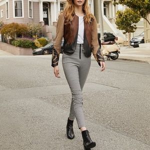 Urban Outfitters Susie High-Rise Zip-Front Pant